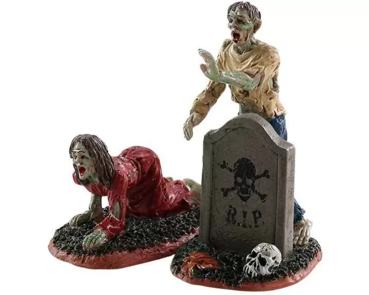 Lemax 82567 - Zombies, Set Of 2 - Spooky Town Figurines