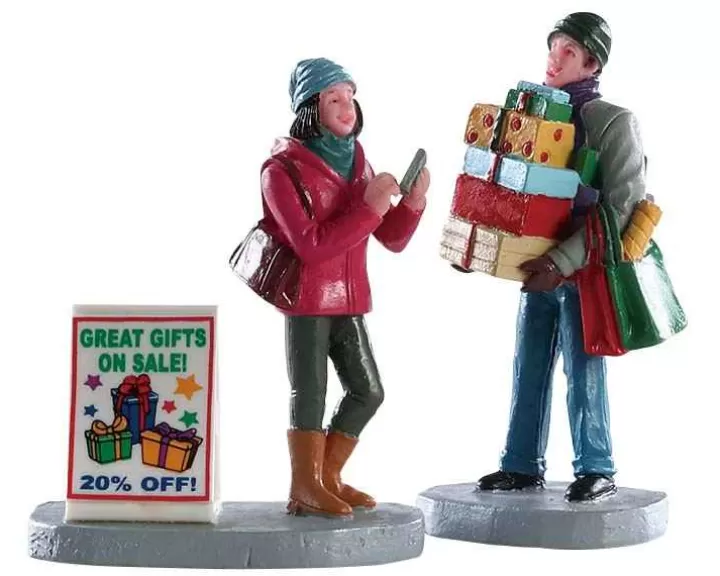 Lemax 82584 - Shopping Teamwork - Figurines