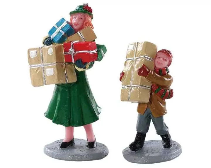 Lemax 82610 - Christmas Rush, Set Of 2 - Figurines