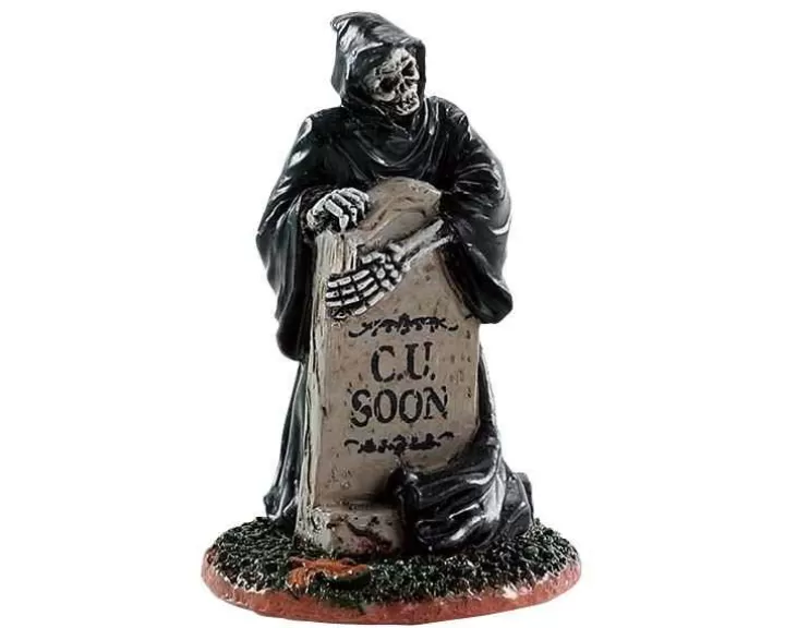 Lemax 84345 - Grim Reaper Tombstone - Spooky Town Accessories