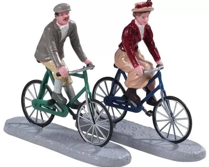 Lemax 92763 - Bike Ride Date, Set Of 2 - Figurines