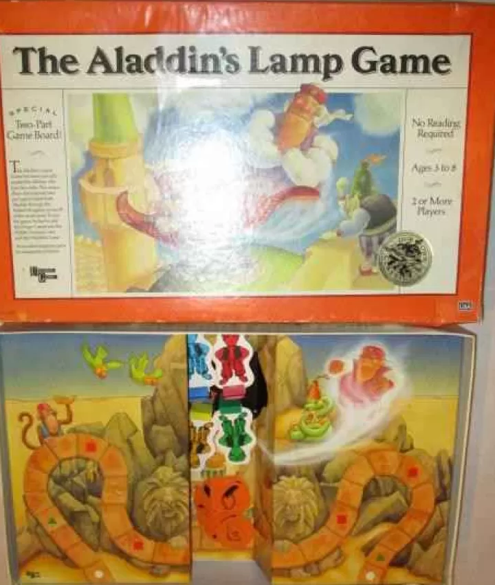 Vintage Board Games Aladdin's Lamp Game - University Games