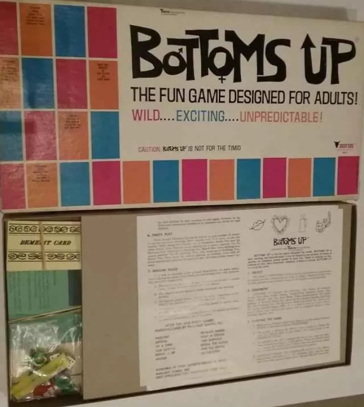 Vintage Board Games Bottoms Up - Taurus Creations