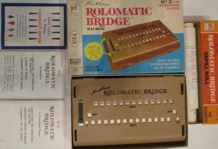 Vintage Board Games Charles Goren's Rolomatic Bridge Machine - Milton Bradley