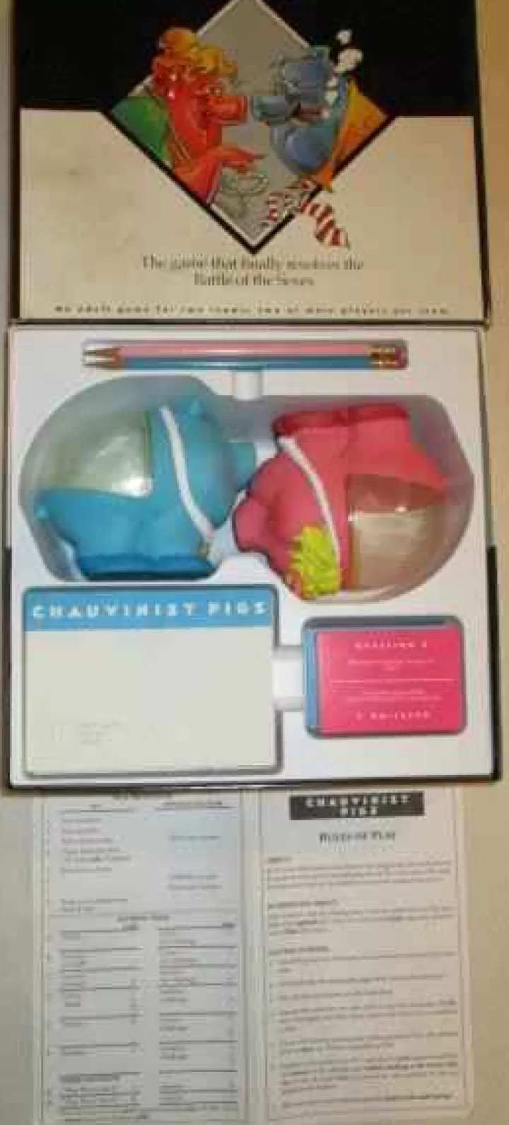 Vintage Board Games Chauvinist Pigs - Tiger Games