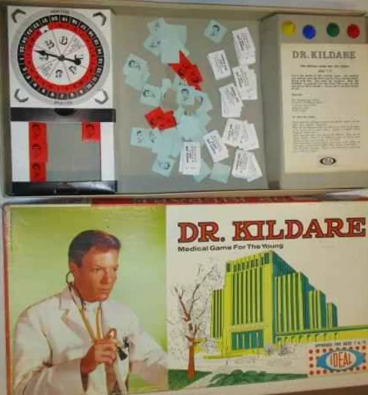 Vintage Board Games Dr. Kildare - Ideal