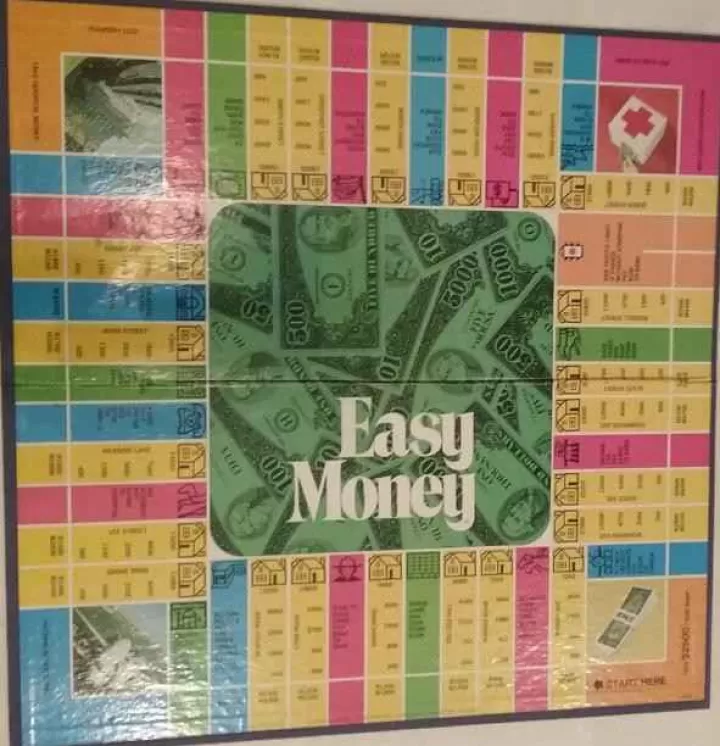 Vintage Board Games Easy Money - Milton Bradley