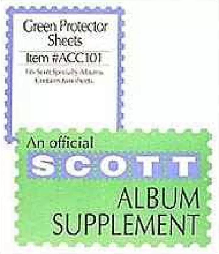 Scott Green Protector Sheets For 2-Square Post Specialty Binder