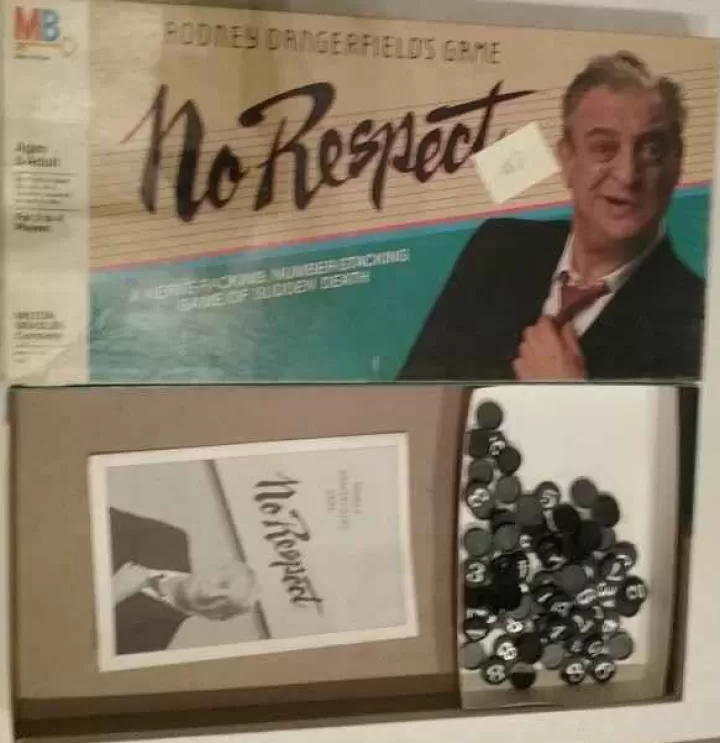 Vintage Board Games No Respect - Rodney Dangerfield's Game - Milton Bradley