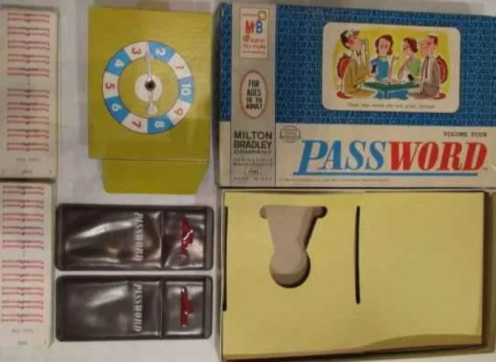 Vintage Board Games Password - 3Rd Edition - 1963 - Milton Bradley