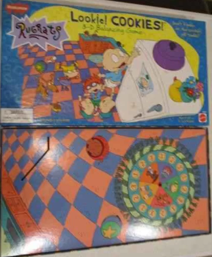 Vintage Board Games Rugrats Lookie Cookies - Mattel