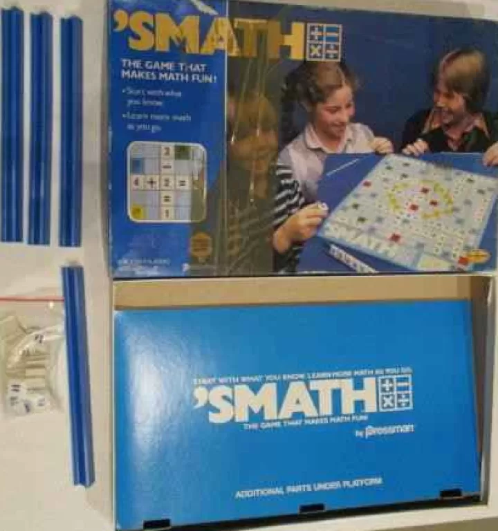 Vintage Board Games Smath - Pressman