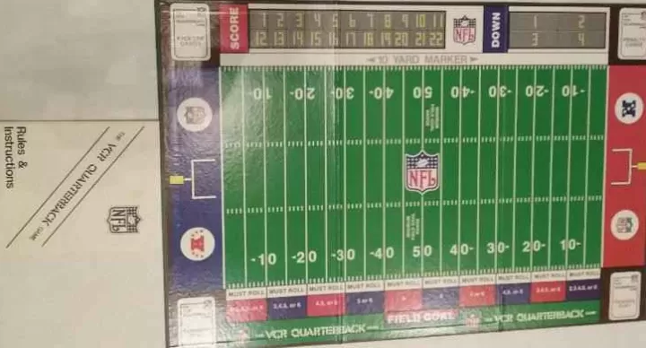 Vintage Board Games Vcr Quarterback Game - Interactive Vcr Games, Inc.